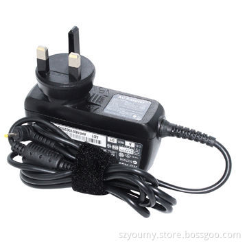 Laptop battery charger 40W for Asus mini, 19V, 2.1A, 2.5*0.7mm
